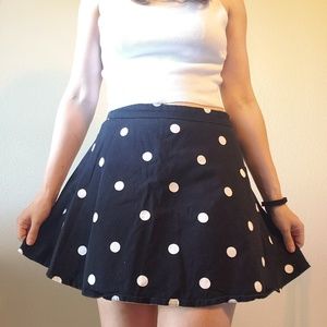 H&M Divided Polka Dot Mini Skirt